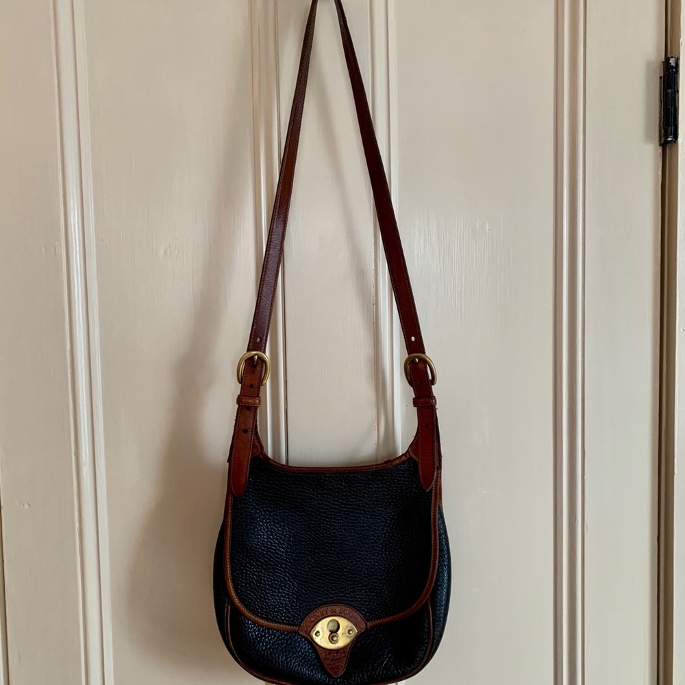 Dooney Bourke Rare DB Logo USA Leather Crossbody